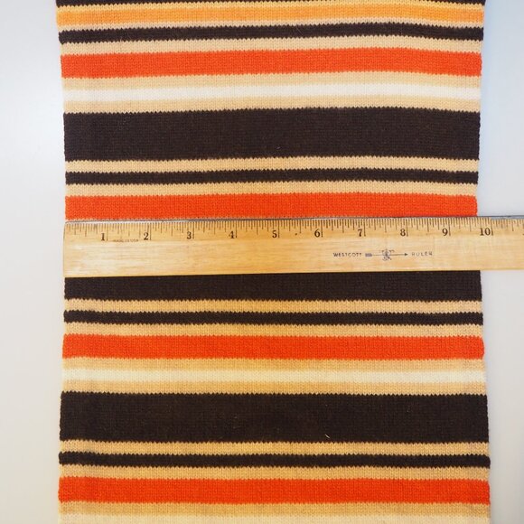 🧡 Marni + Uniqlo Striped 100% Cashmere Scarf - 77 Inches - Picture 3 of 7